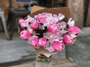 ピンク系花束